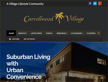 Tablet Screenshot of carrollwoodvillage.com